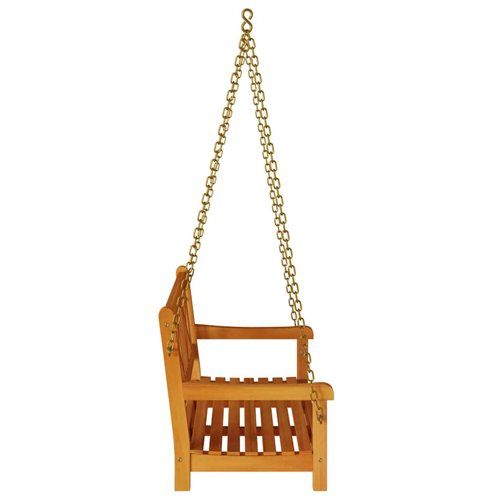Gartenschaukelbank Natur 110 x 56 x 58,5 cm Massivholz Akazie