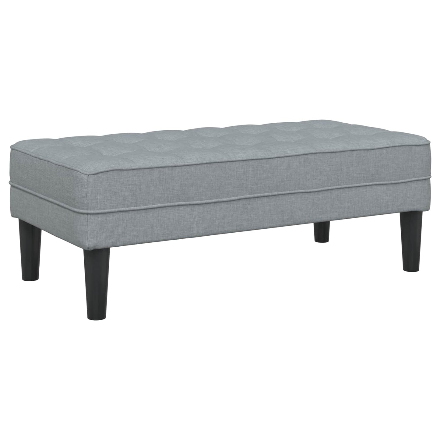Sofa Set mit Kissen 2 pcs Hellgrau Polyester