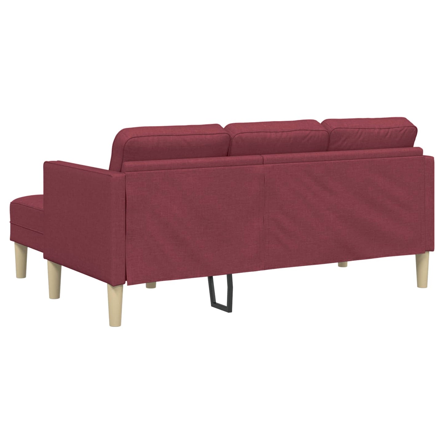 Sofa Set mit Kissen 2 pcs Weinrot Polyester