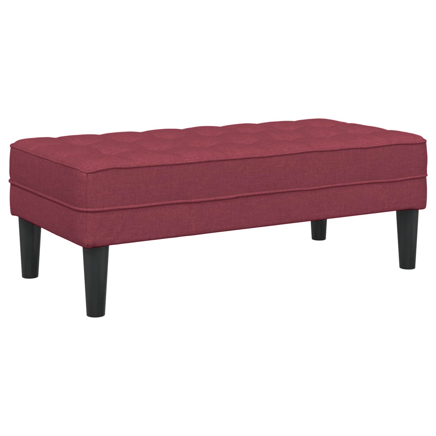 Sofa Set mit Kissen 2 pcs Weinrot Polyester