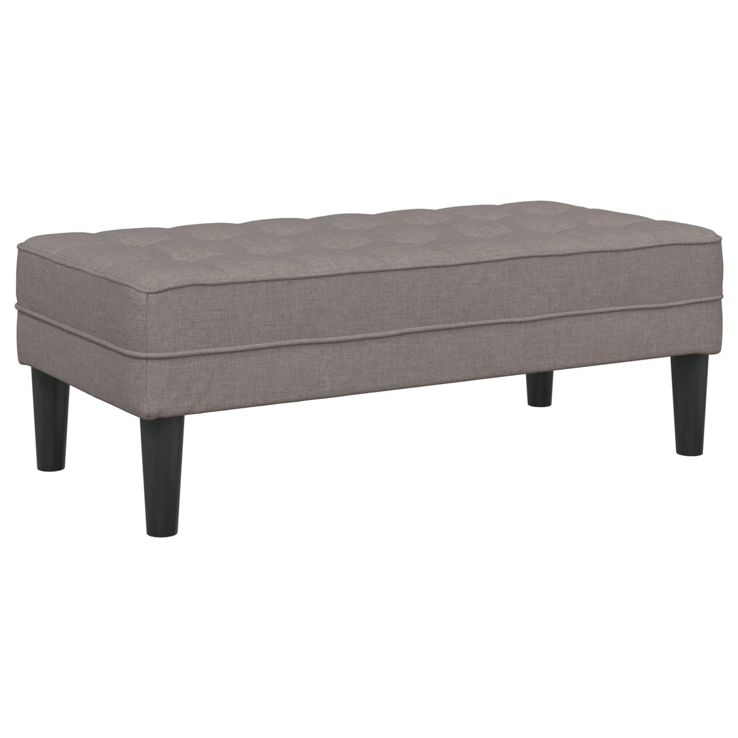 Sofa Set mit Kissen 2 pcs Taupe Polyester