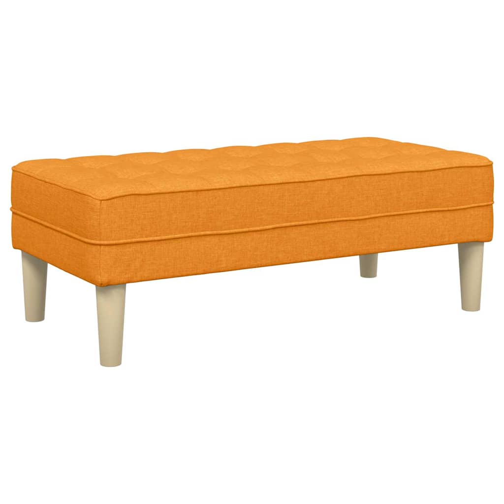 Sofa Set mit Kissen 2 pcs Dunkelgelb Polyester