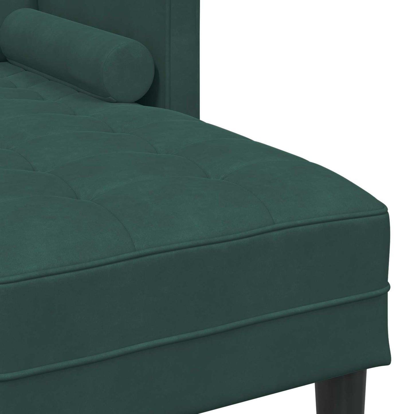 Sofa Set mit Kissen 2 pcs Dunkelgrün Polyester
