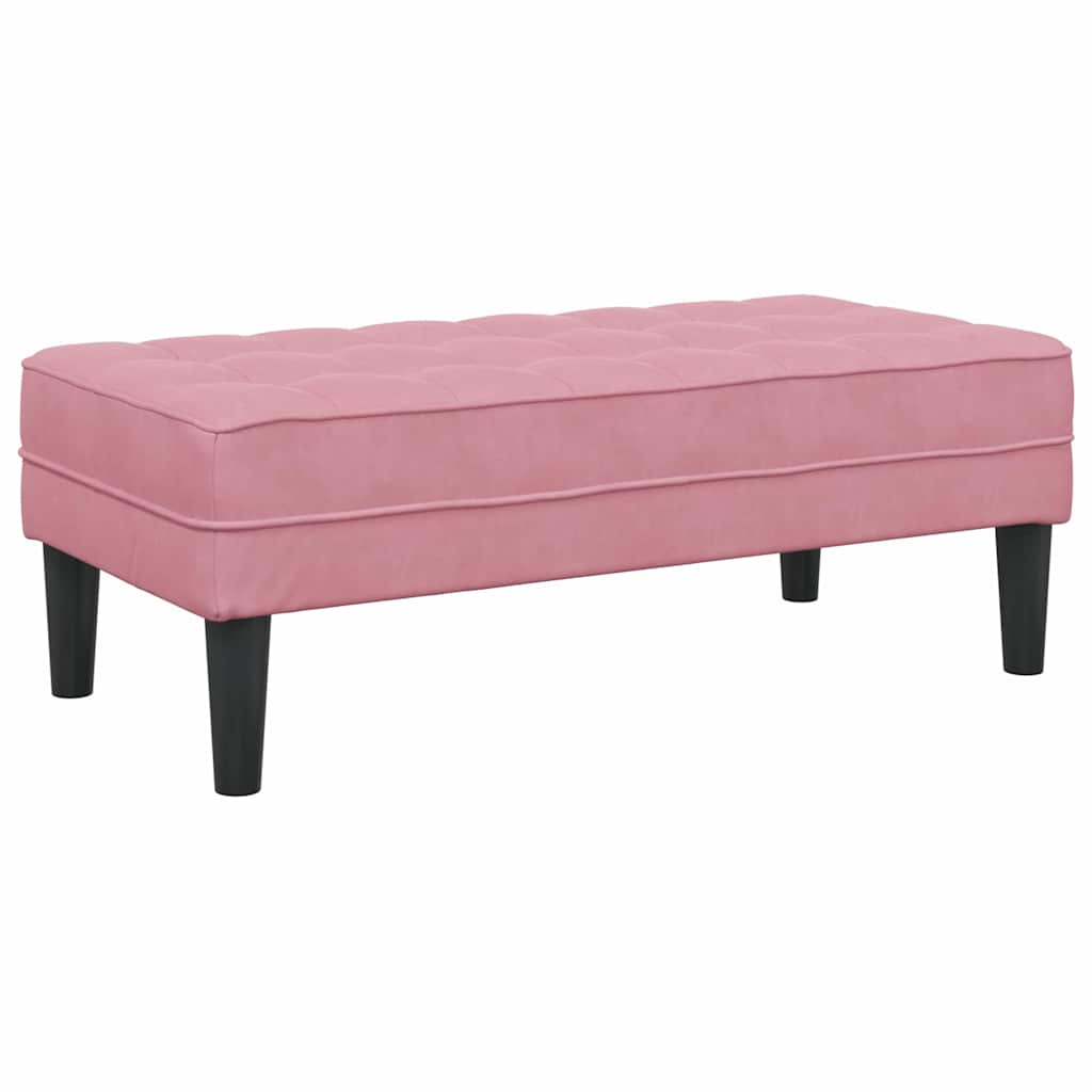 Sofa Set mit Kissen 2 pcs Rosa Polyester