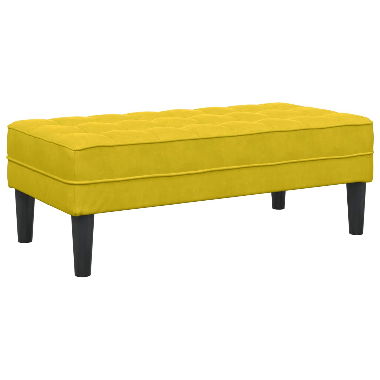 Sofa Set mit Kissen 2 pcs Gelb Polyester
