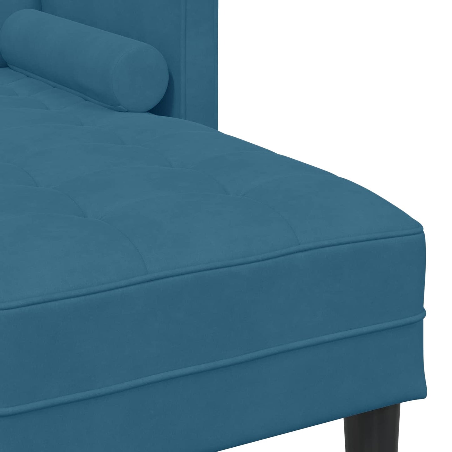 Sofa Set mit Kissen 2 pcs Blau Polyester