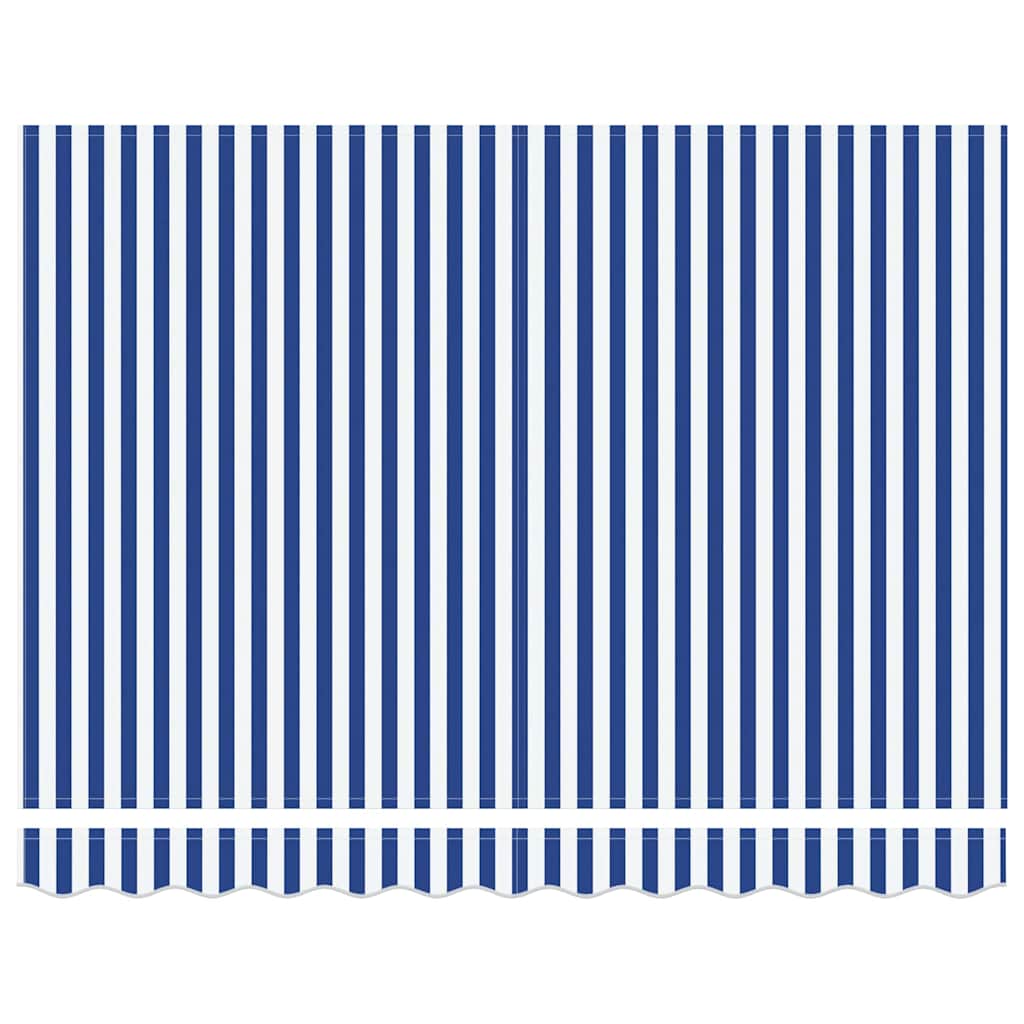 Einziehbare Markise Blau 250 x 200 cm Stoff