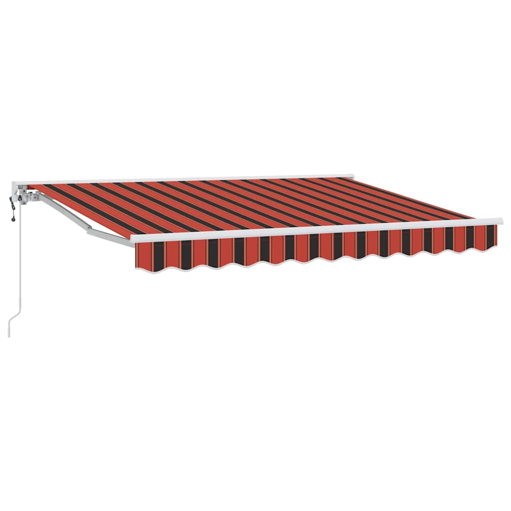 Markisenrahmen Orange und Schwarz 250 x 200 cm