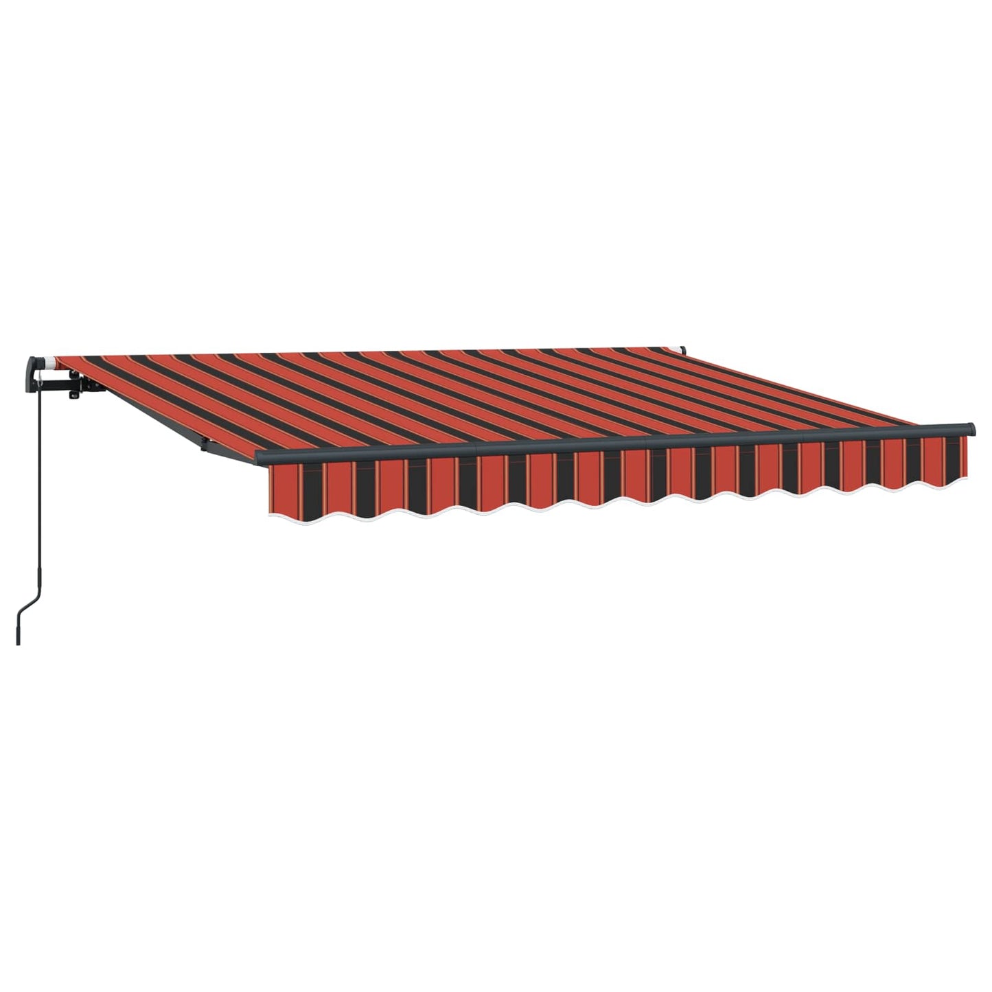 Einziehbare Markise Orange 250 x 200 cm Stoff