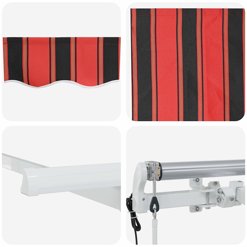 Einziehbare Markise Orange 250 x 200 cm Stoff