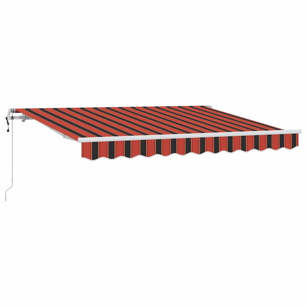 Einziehbare Markise Orange 250 x 200 cm Stoff