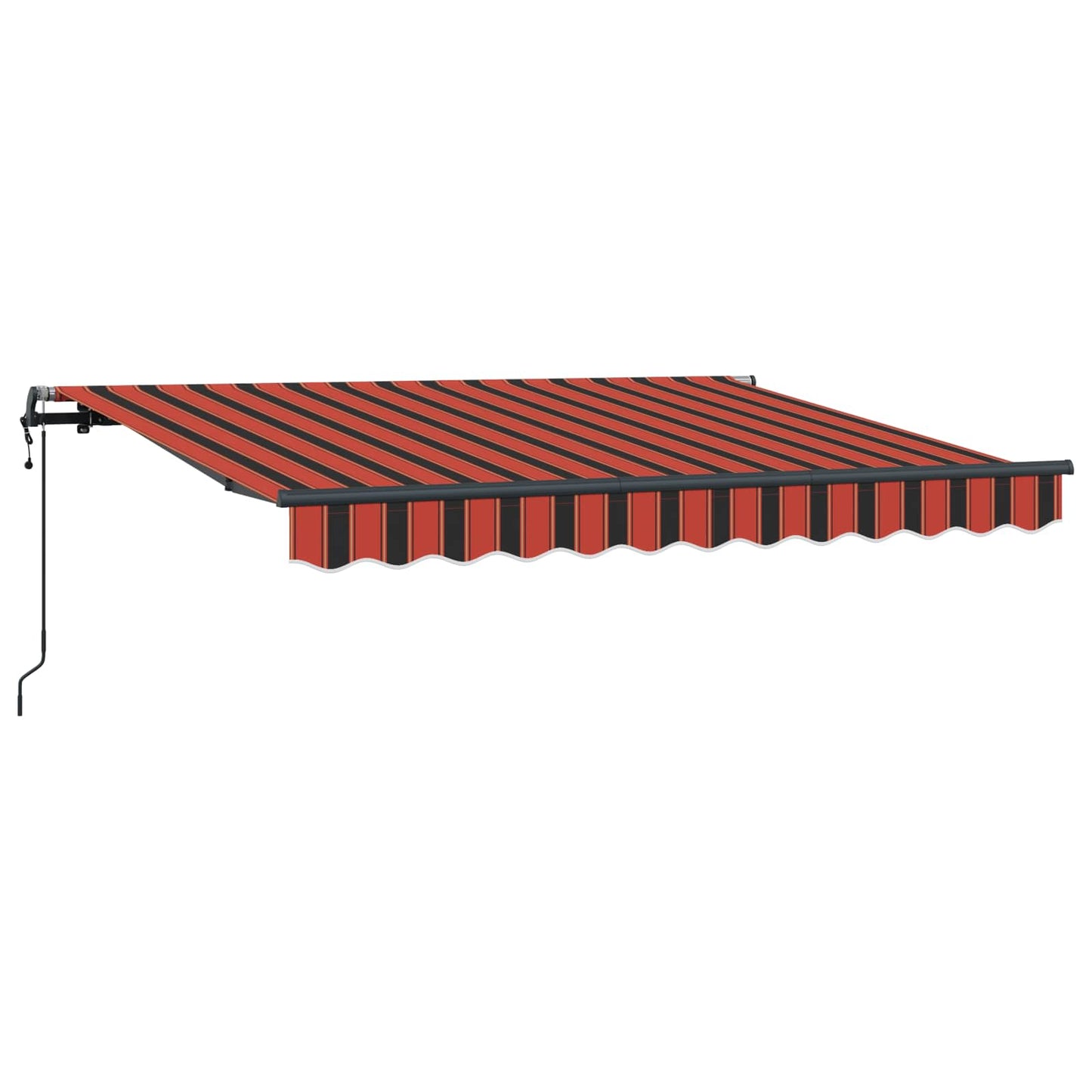 Einziehbare Markise Orange 250 x 200 cm Stoff