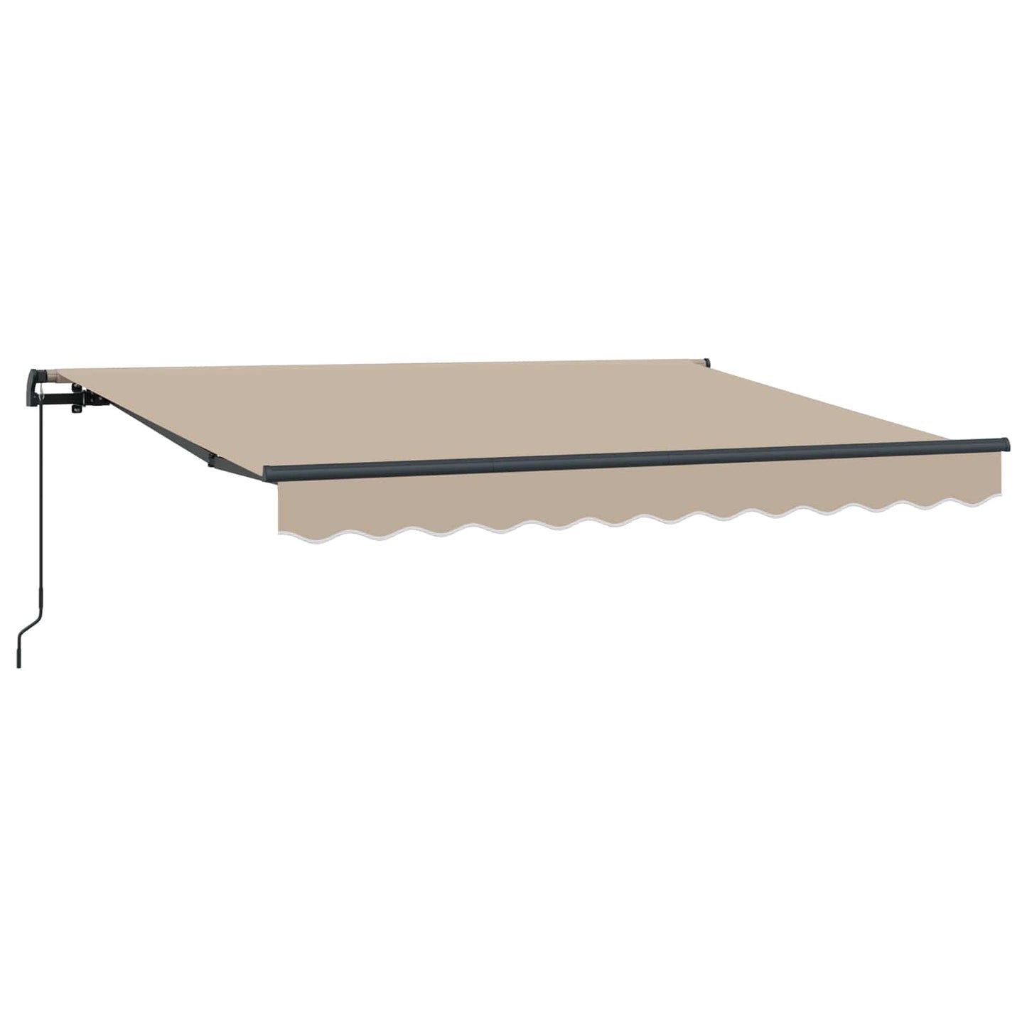 Einziehbare Markise Beige 250 x 200 cm Stoff
