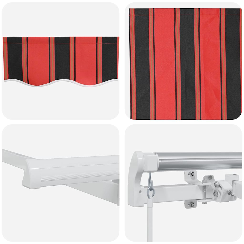 Einziehbare Markise Orange 300 x 200 cm Stoff
