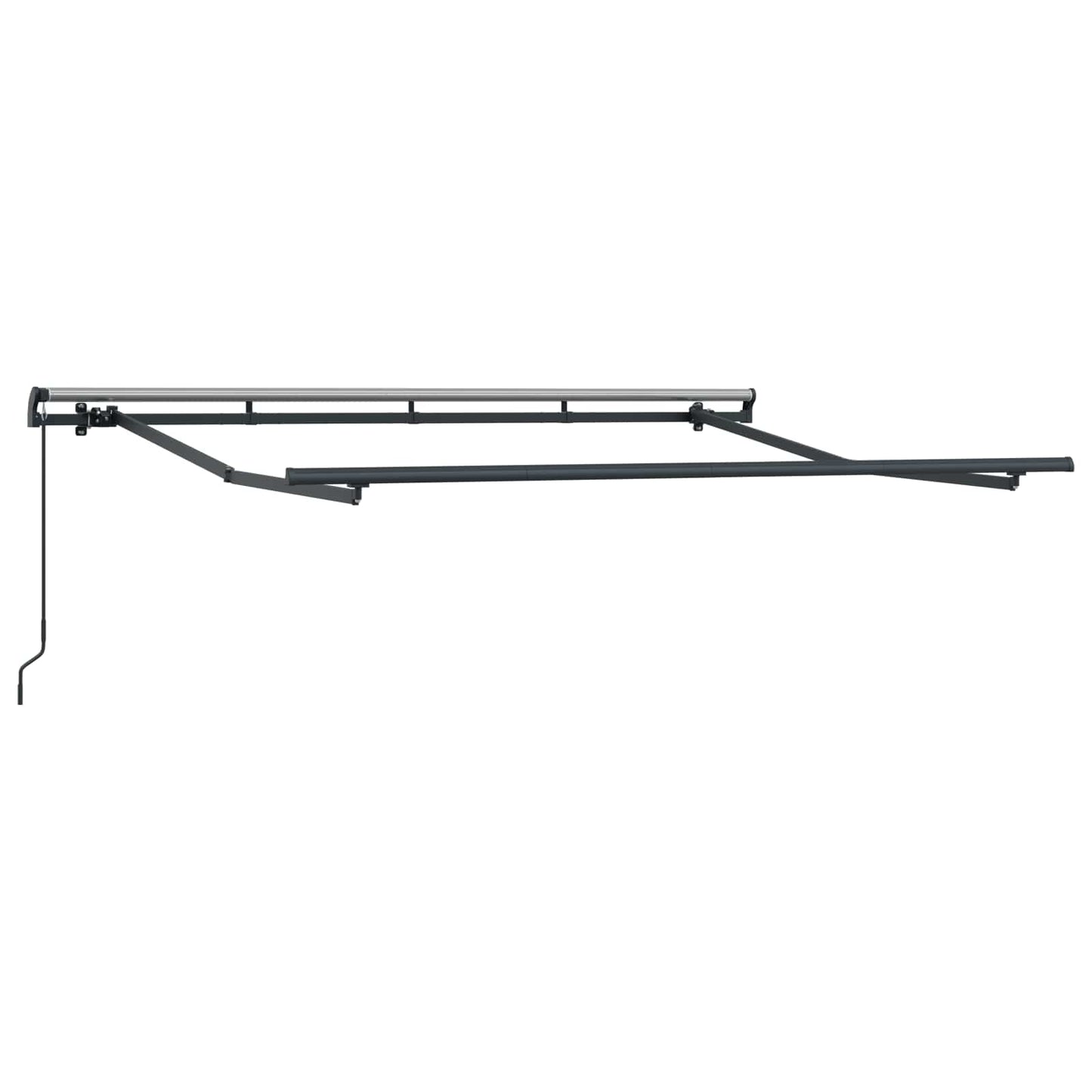 Einziehbare Markise Bordeauxrot 300 x 200 cm Stoff