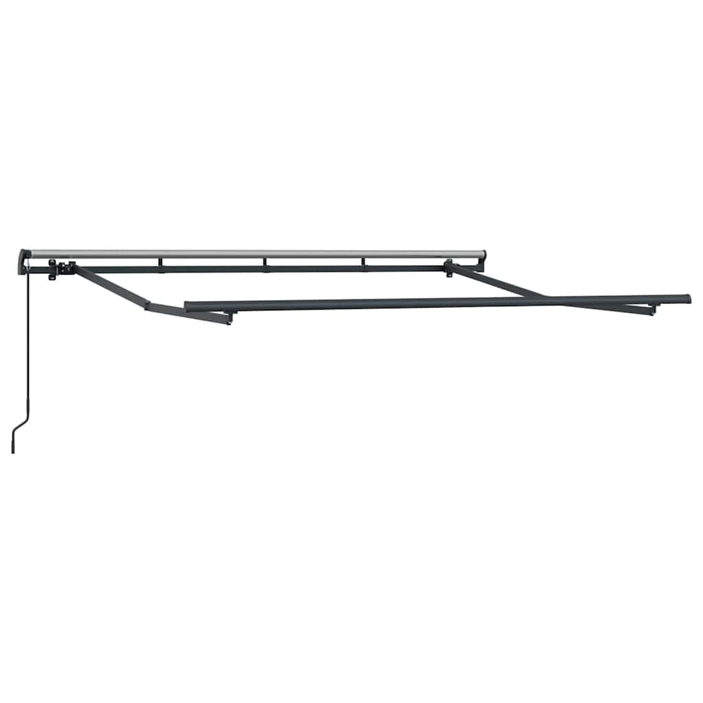 Einziehbare Markise Weiß 300 x 200 cm Stoff