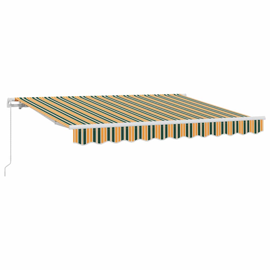 Einziehbare Markise Grün 300 x 200 cm Stoff