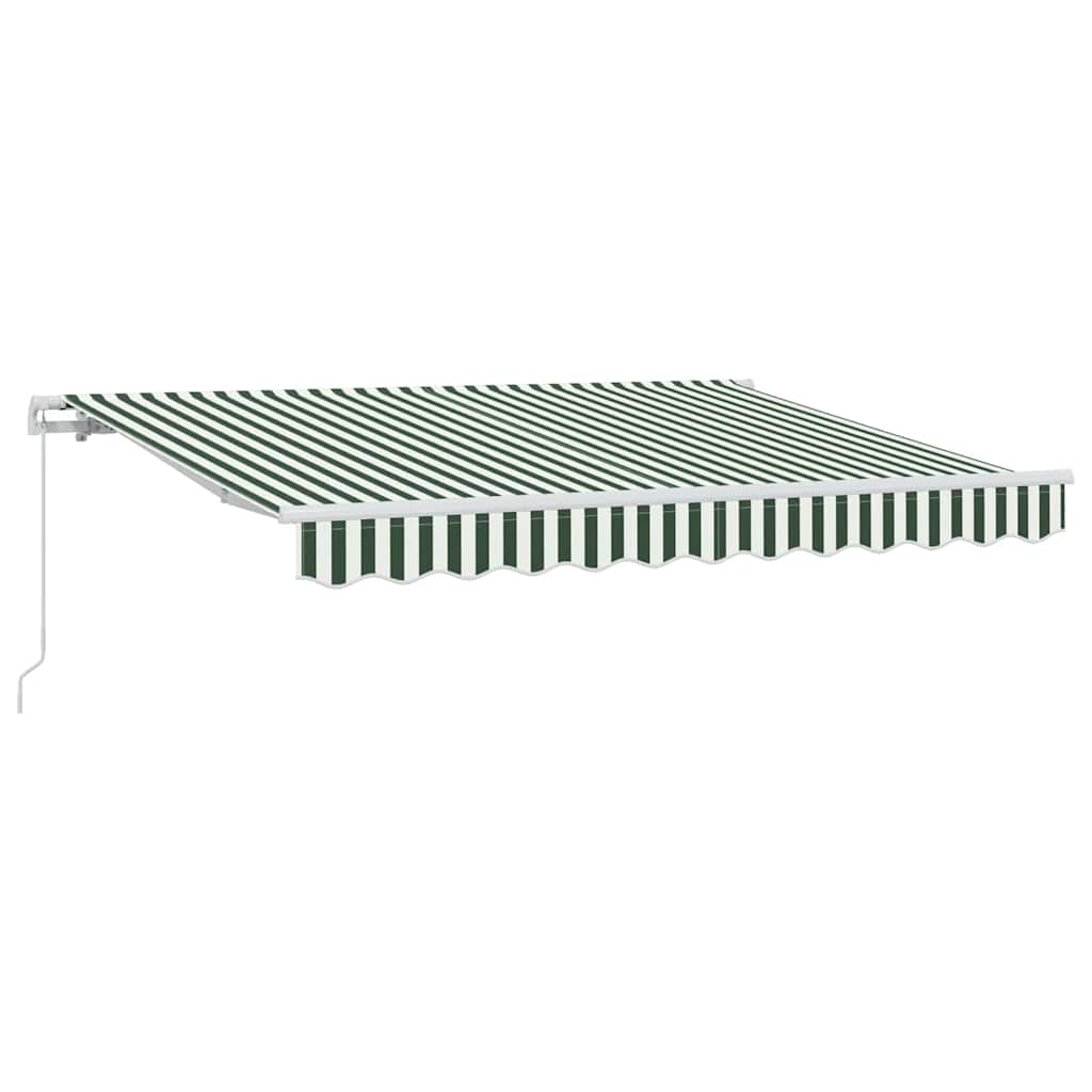 Einziehbare Markise Grün 300 x 200 cm Stoff
