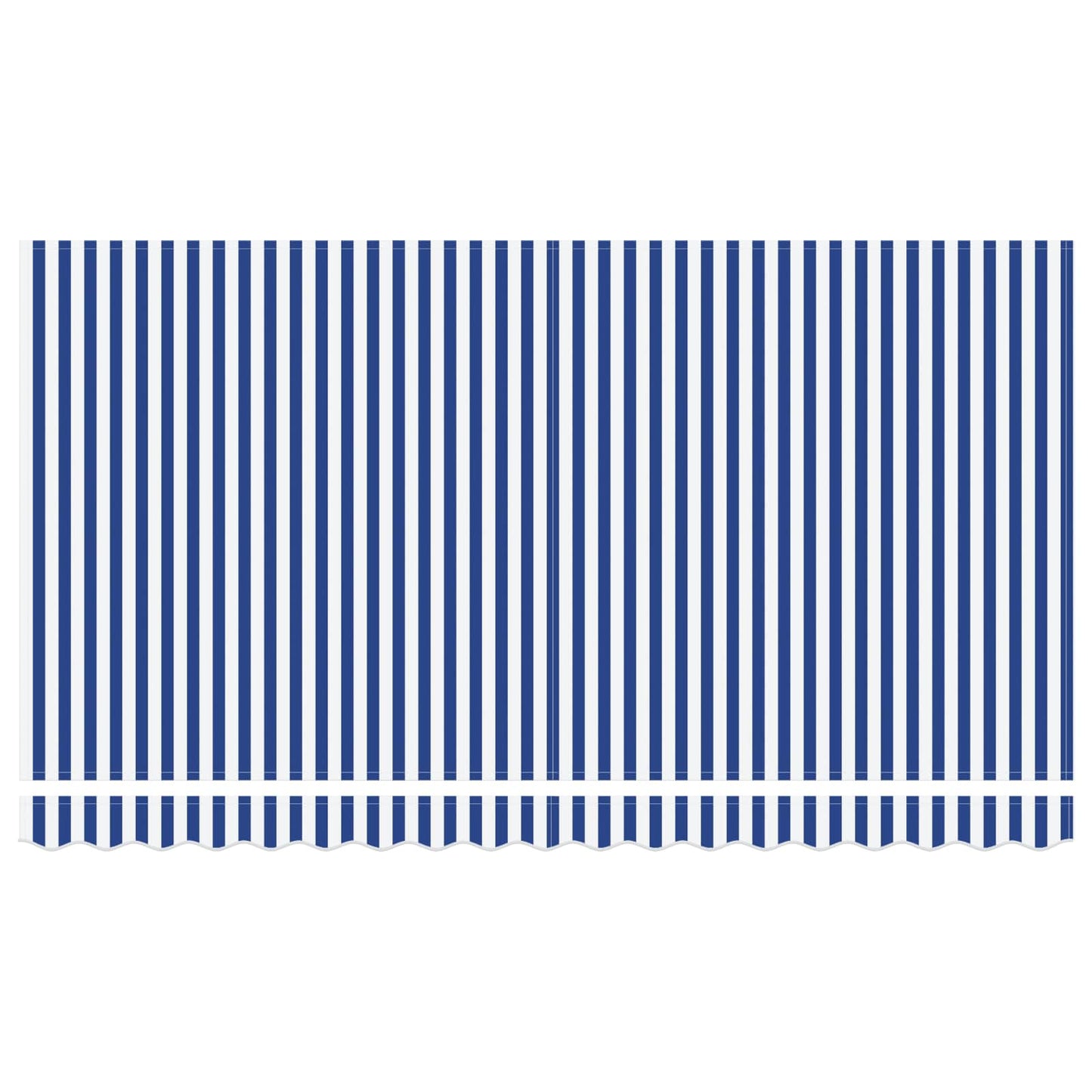 Einziehbare Markise Blau 350 x 200 cm Stoff