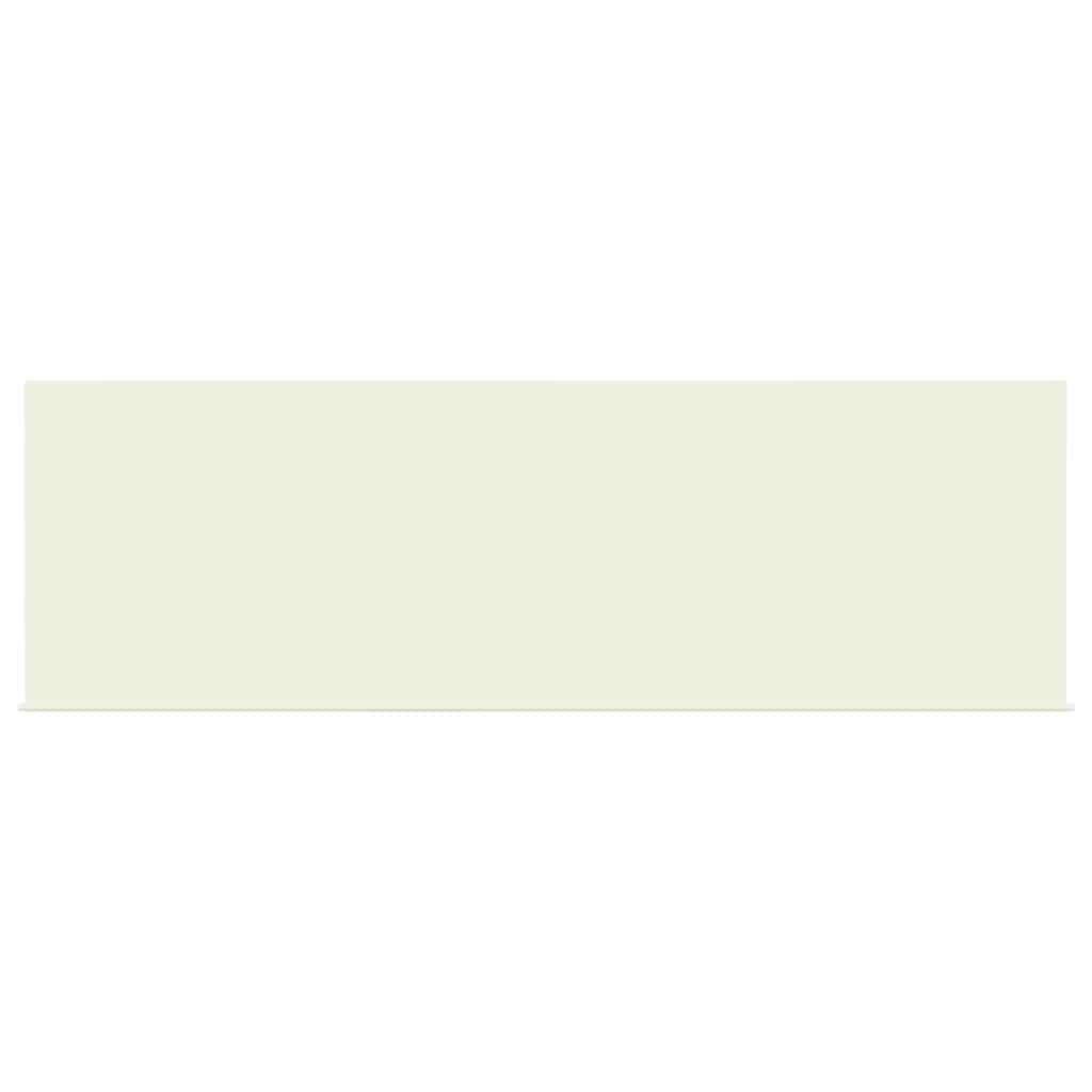 Einziehbare Markise Creme 350 x 200 cm Polyester und Aluminium