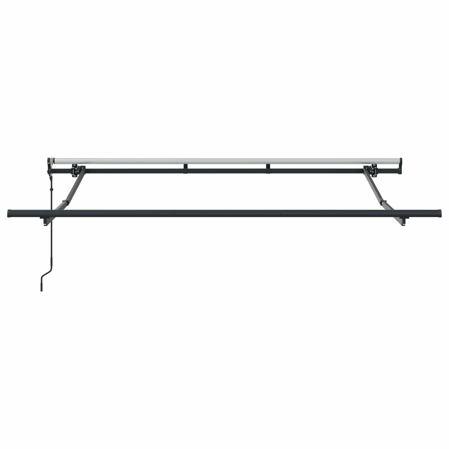 Einziehbare Markise Bordeauxrot 350 x 200 x 165 cm Stoff