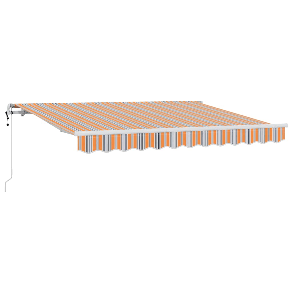 Einziehbare Markise Mehrfarbig 350 x 200 cm Stoff