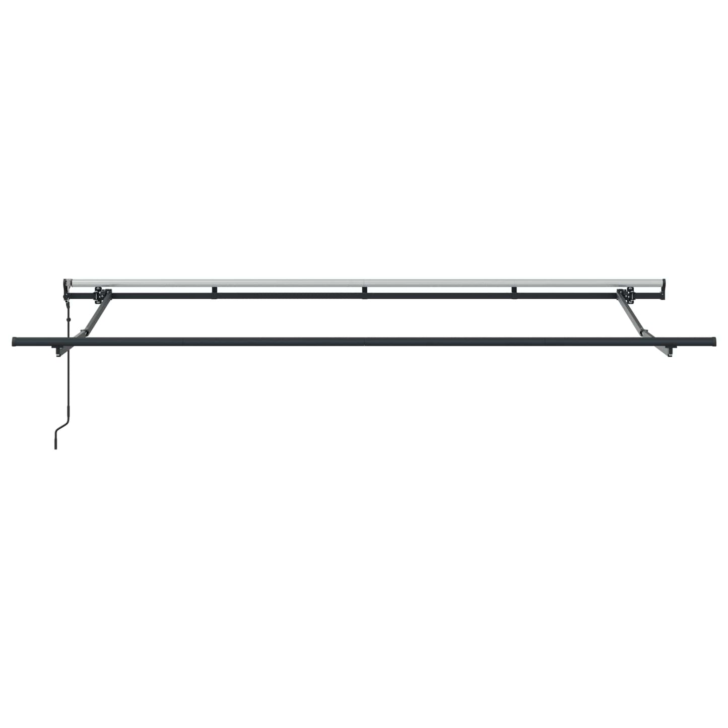 Einziehbare Markise Blau 400 x 200 cm Stoff