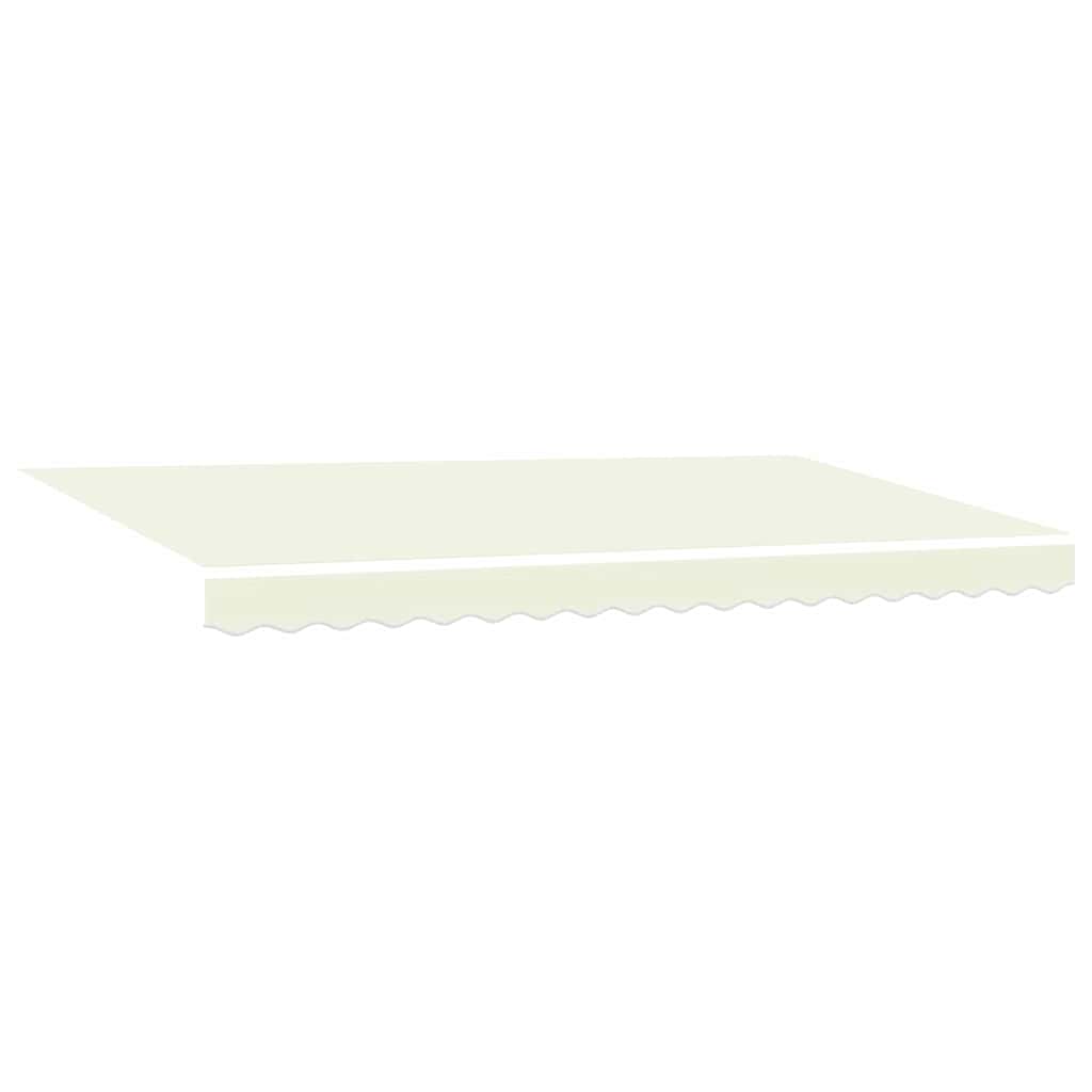 Einziehbare Markise Creme 400 x 200 cm Stoff