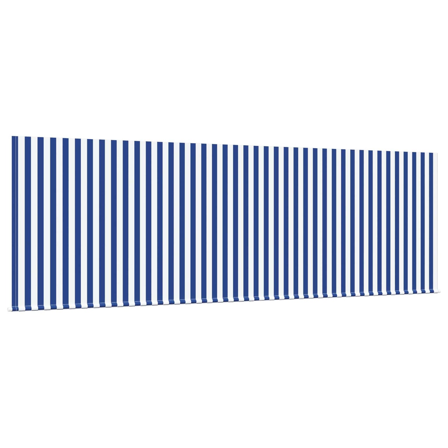 Einziehbare Markise Blau und Weiß 400 x 200 cm