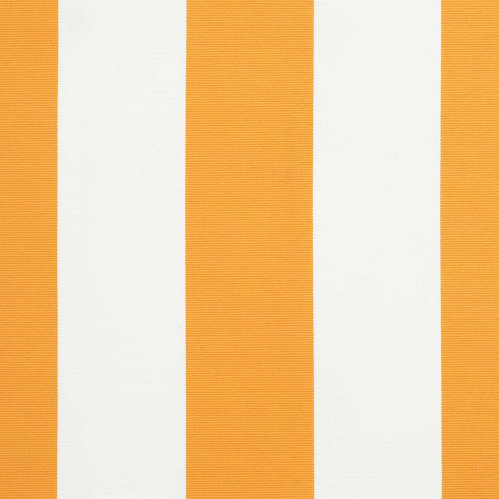 Markisenrahmen Gelb und Weiß 400 x 200 cm