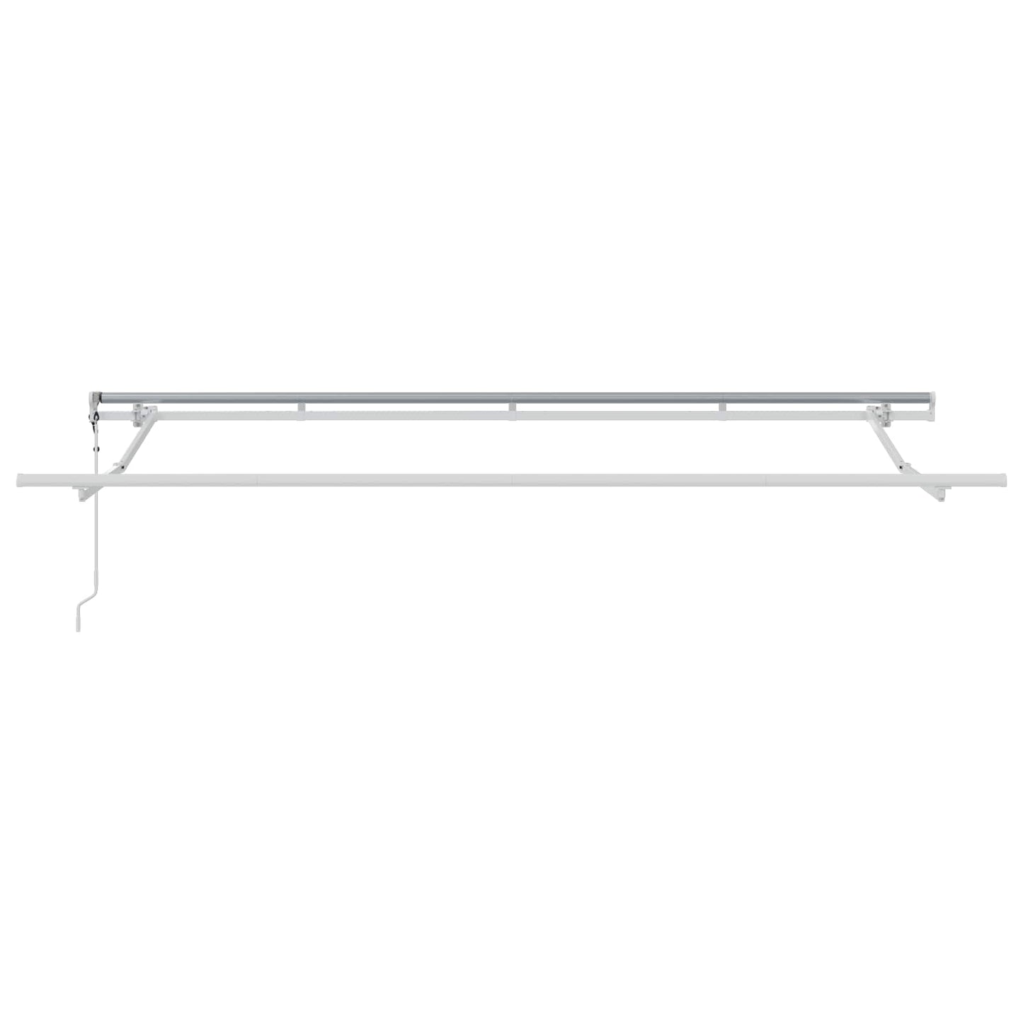 Einziehbare Markise Anthrazit 400 x 200 cm