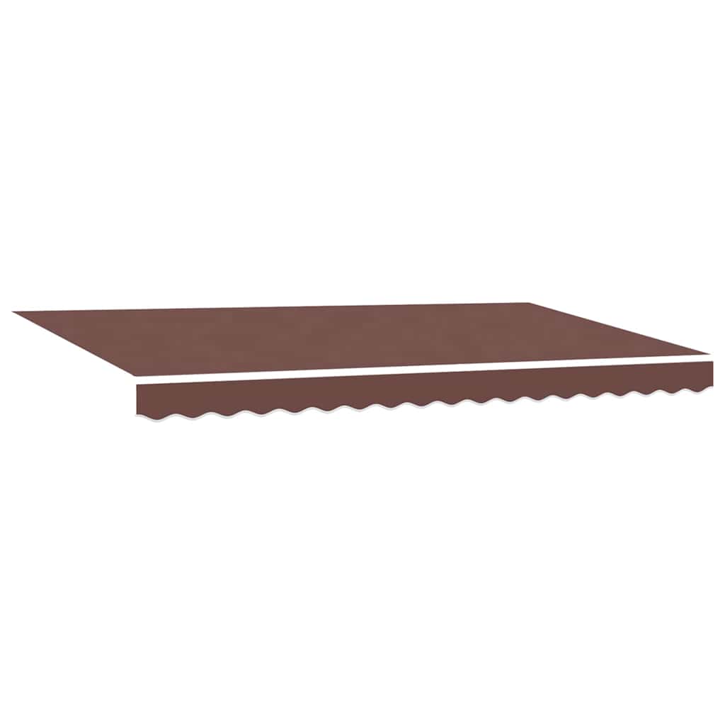 Einziehbare Markise Braun 400 x 200 cm Stoff