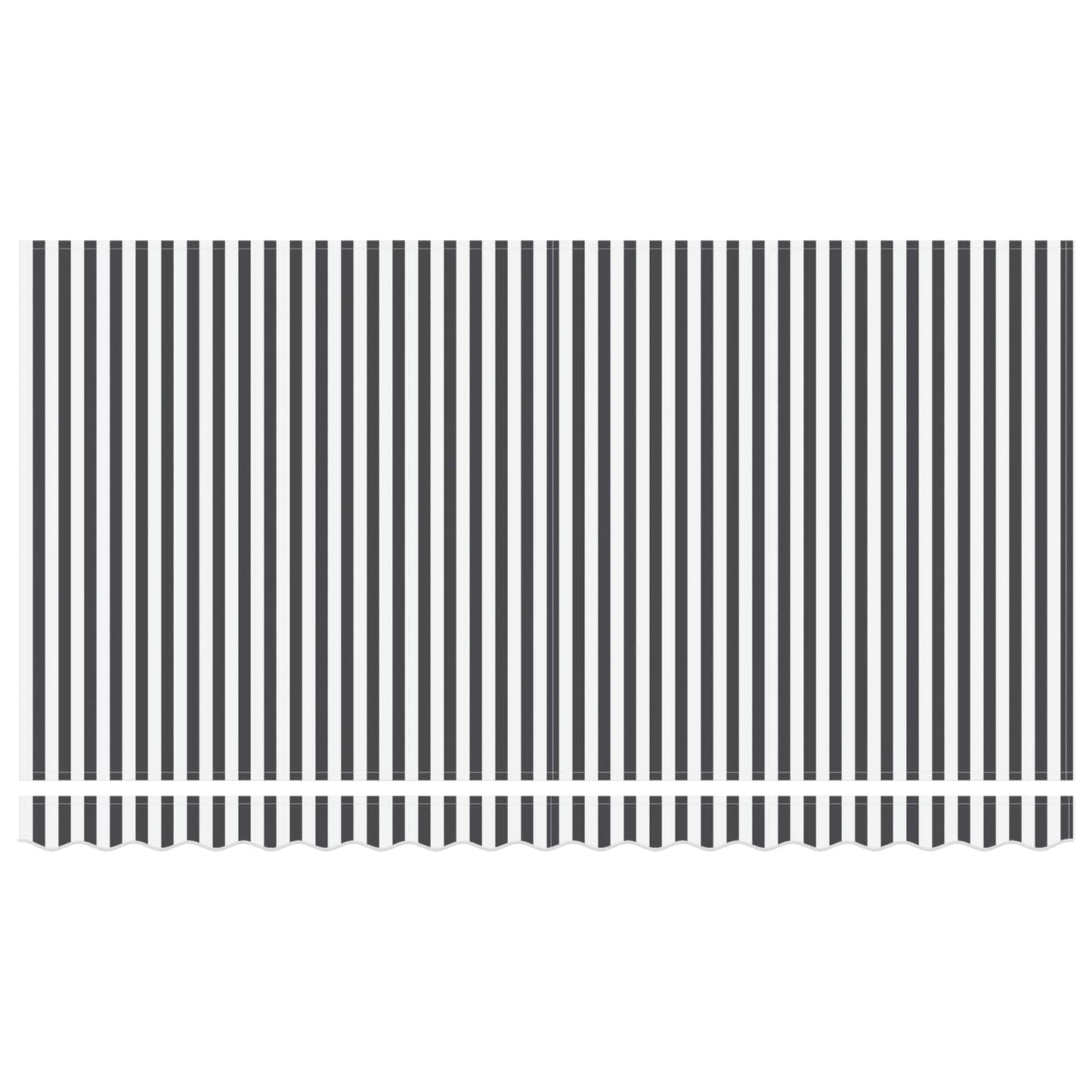 Einziehbare Markise Anthrazit 400 x 200 cm Stoff