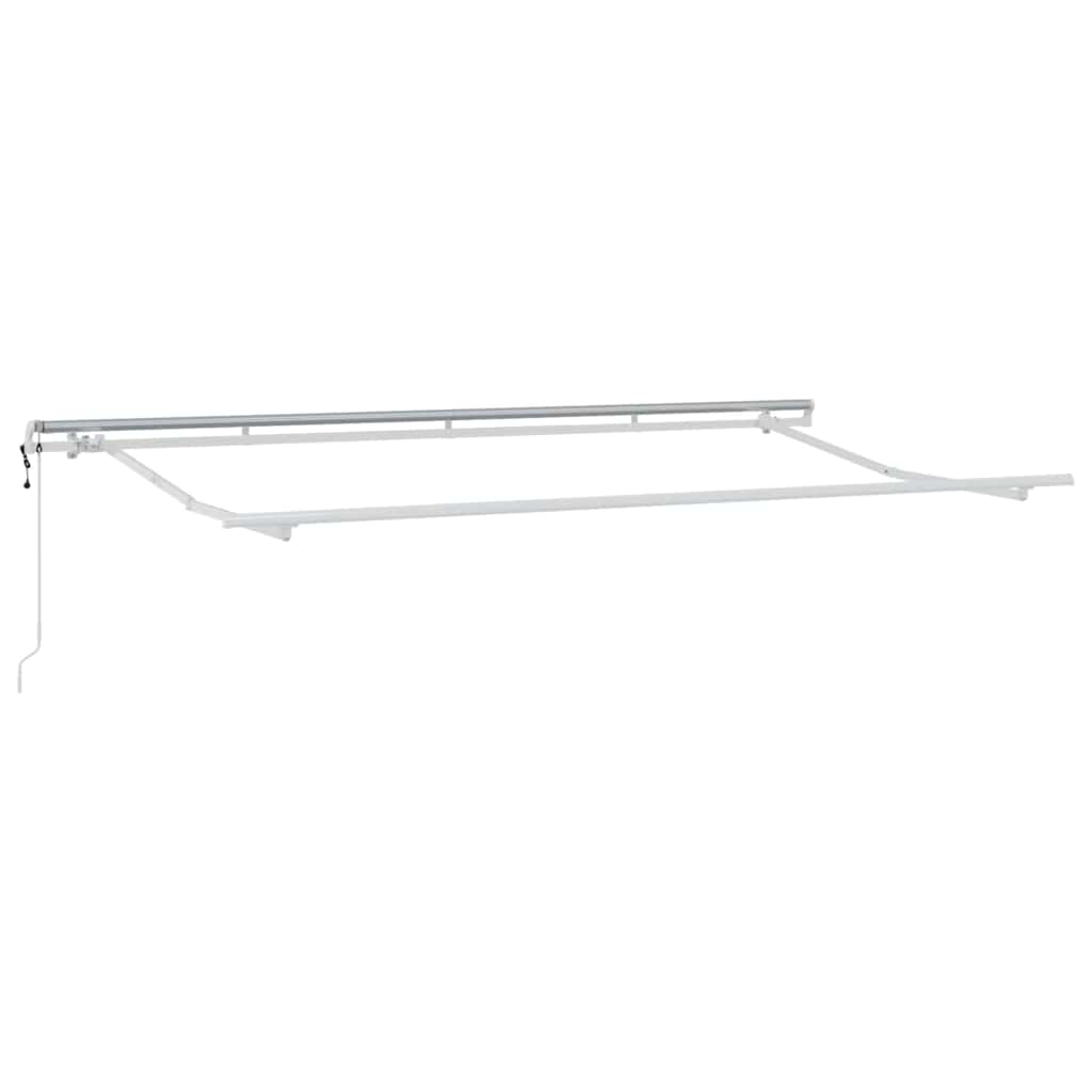 Einziehbare Markise Beige 400 x 200 cm Stoff