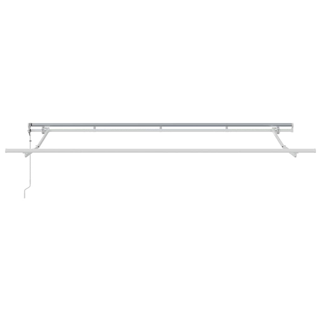 Einziehbare Markise Beige 400 x 200 cm Stoff