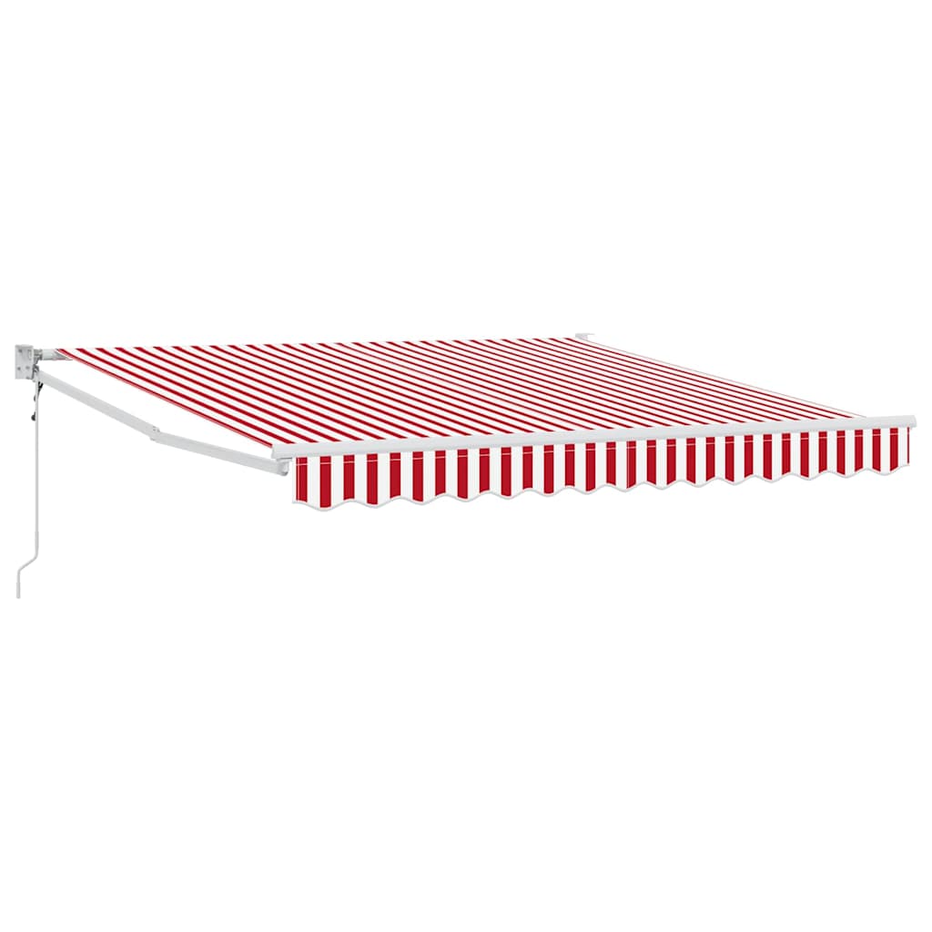 Elektrische ausziehbare Markise Rot 300 x 250 cm