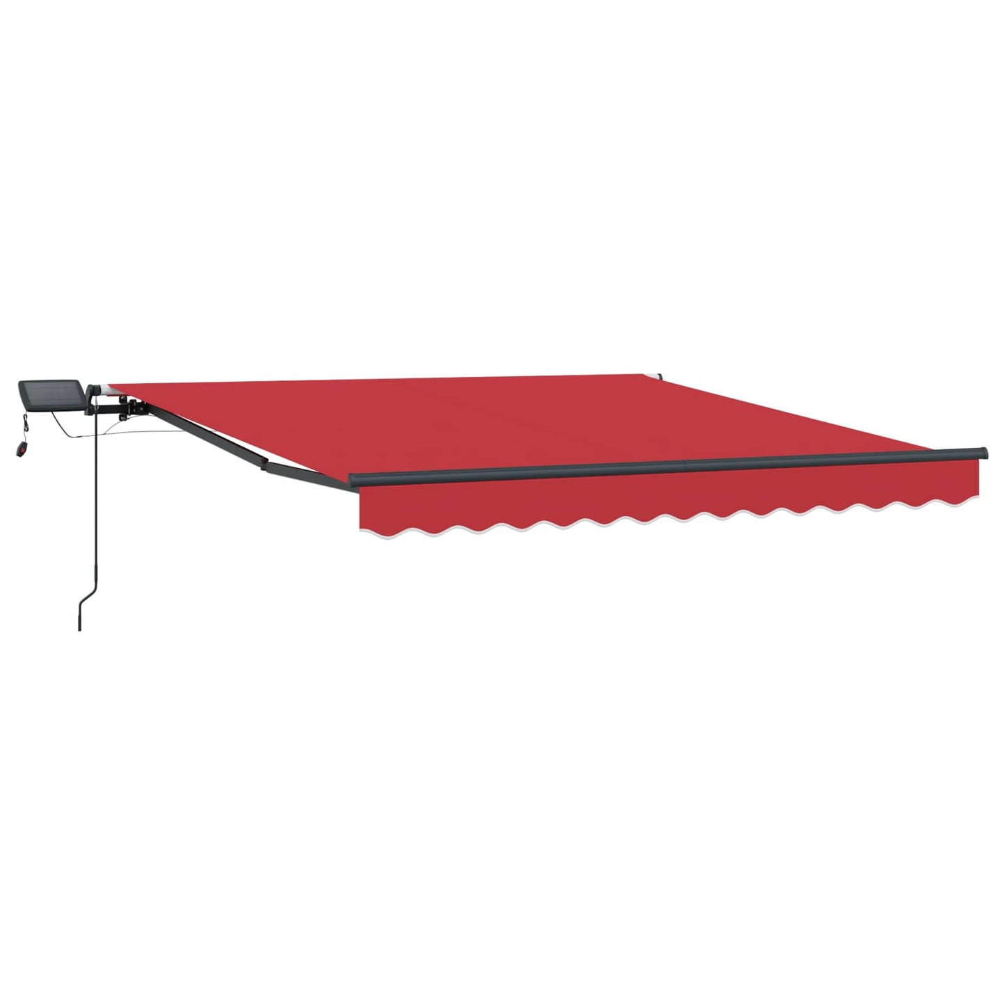 Einziehbare Markise Rot 300 x 250 cm Stoff