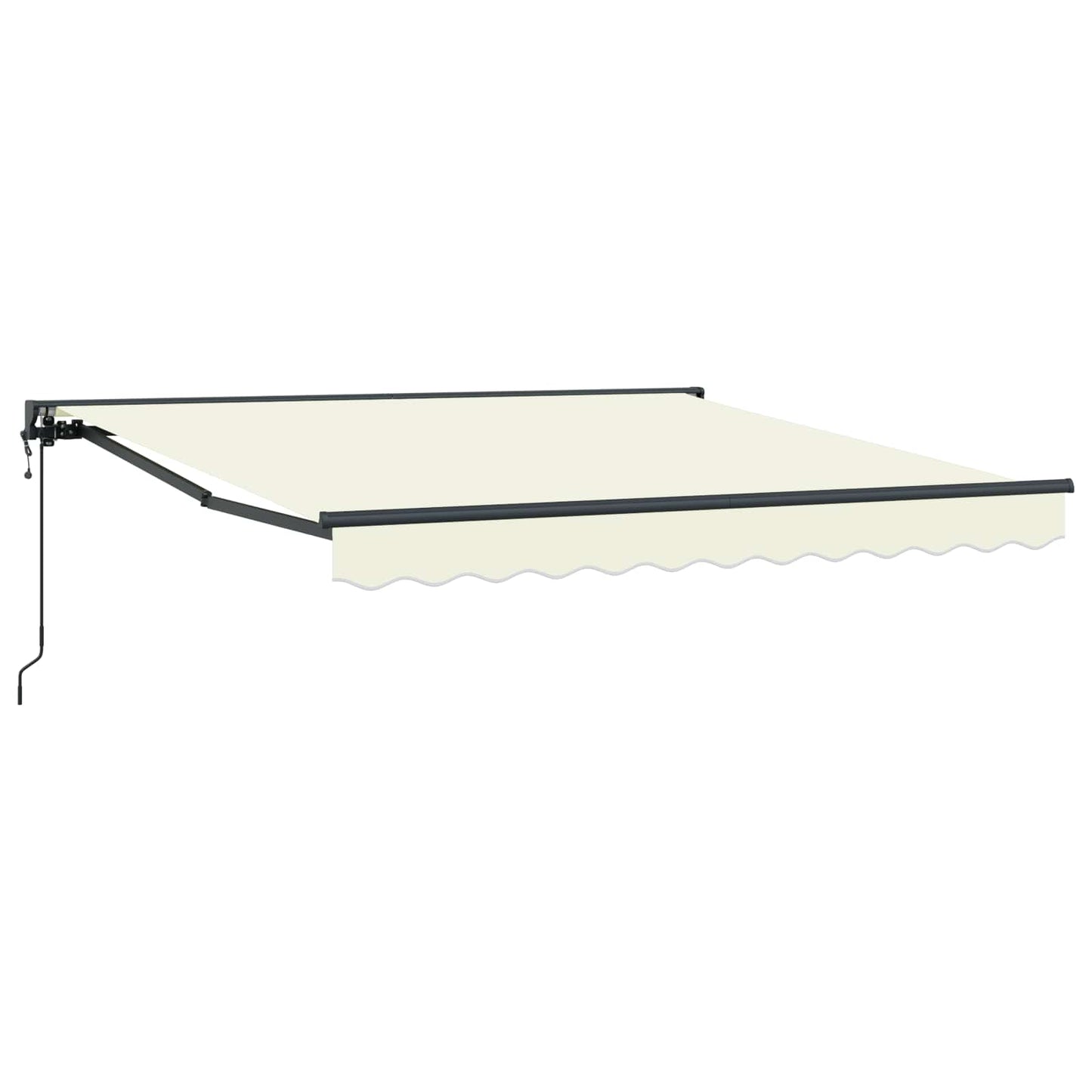 Markisenrahmen Creme 350 x 250 cm Polyester mit PU-Beschichtung