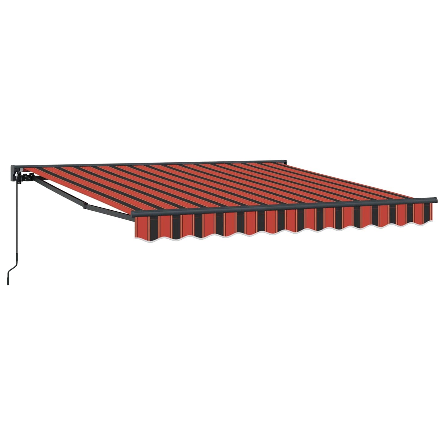Markisenrahmen Orange und Schwarz 350 x 250 cm