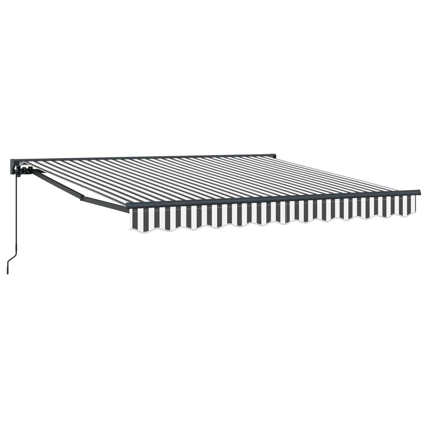 Markisenrahmen Anthrazit und Weiß 350 x 250 cm