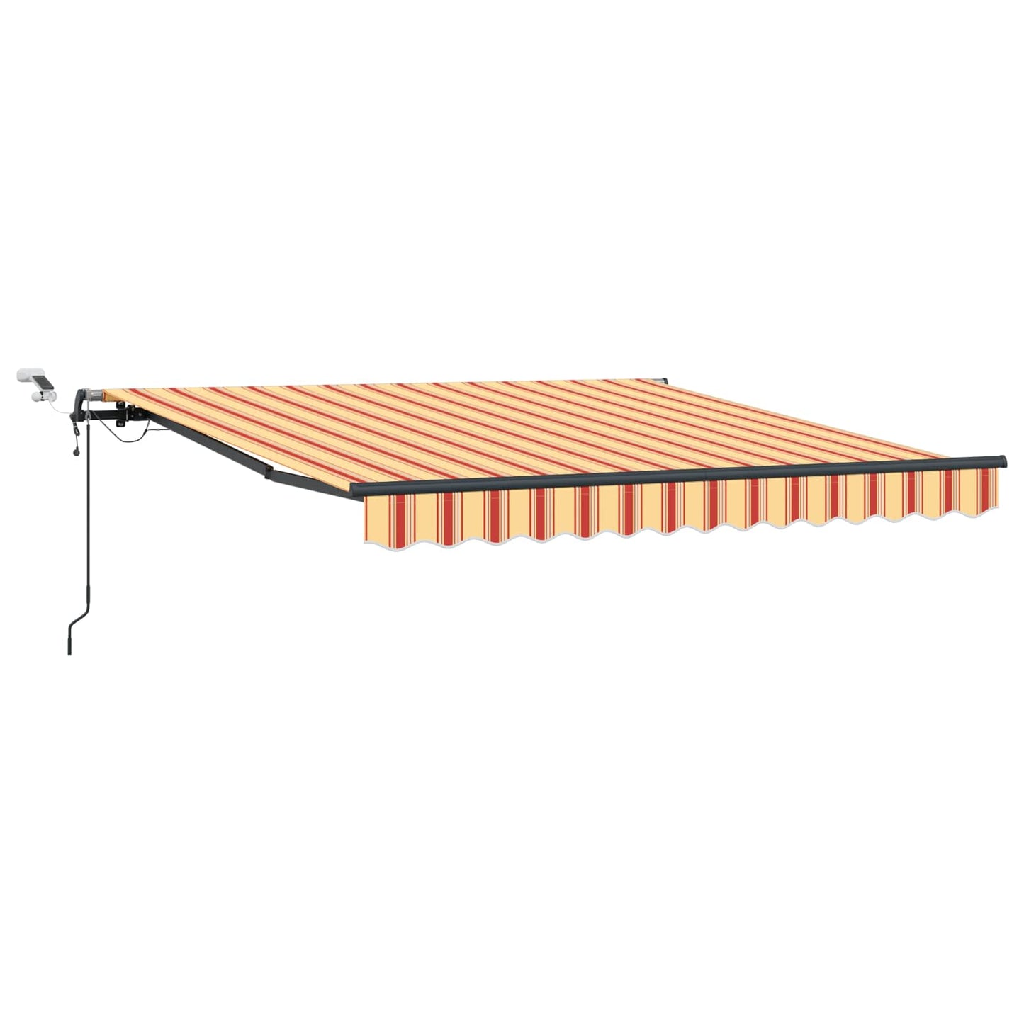 Markisenstoff mit Gelb und Orange 350 x 250 cm Polyester