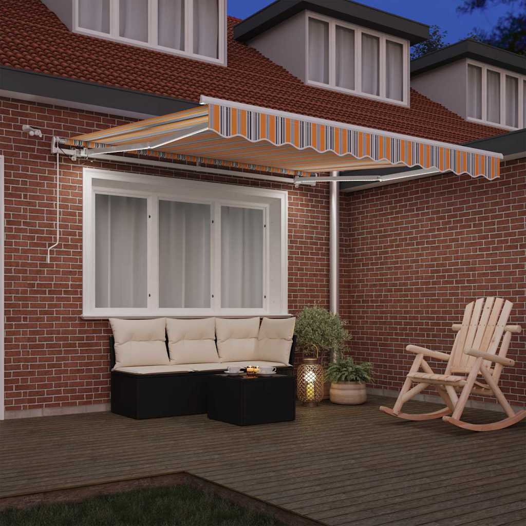 Einziehbare Markise Mehrfarbig 350 x 250 cm