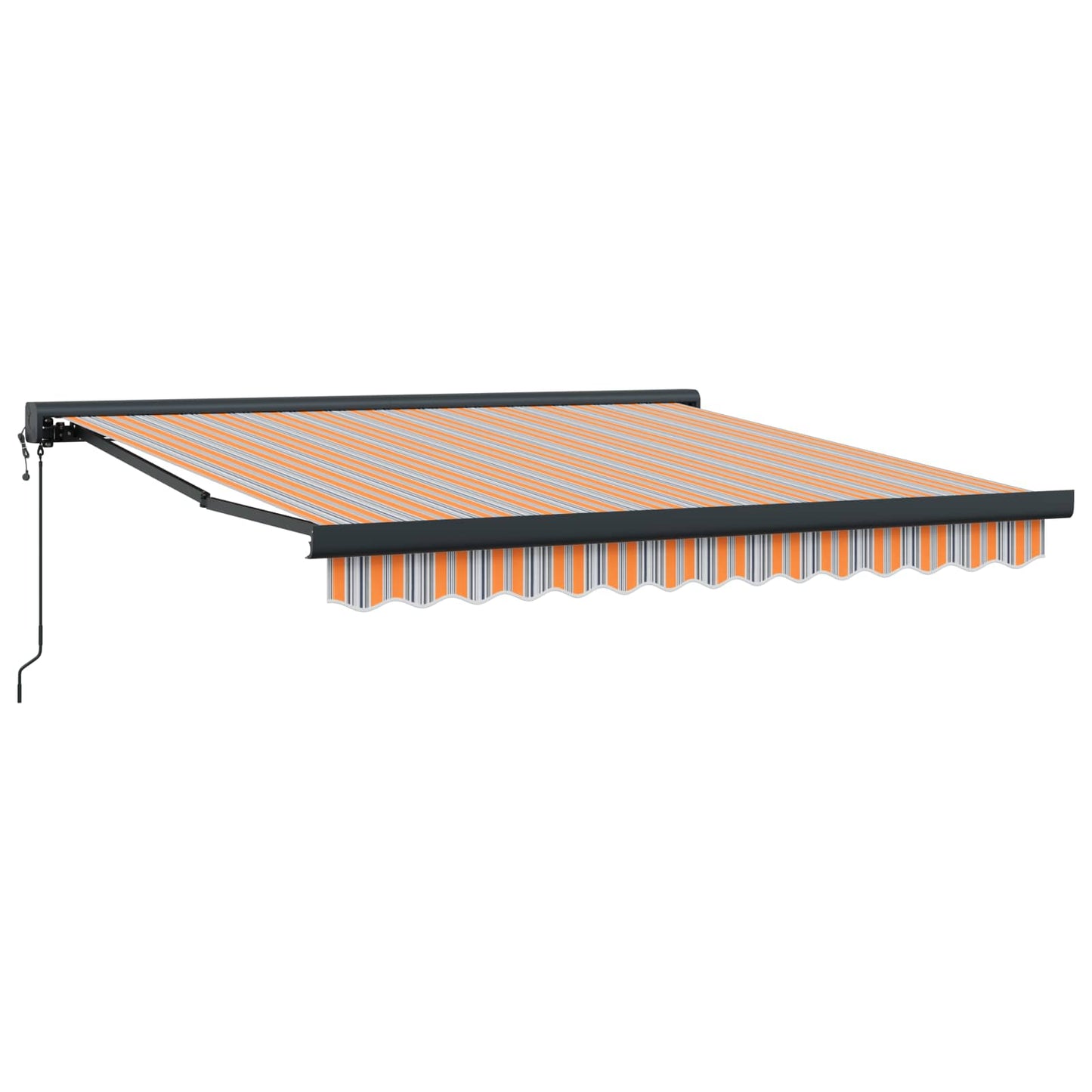 Markise Mehrfarbig 350 x 250 cm Polyester und Aluminium