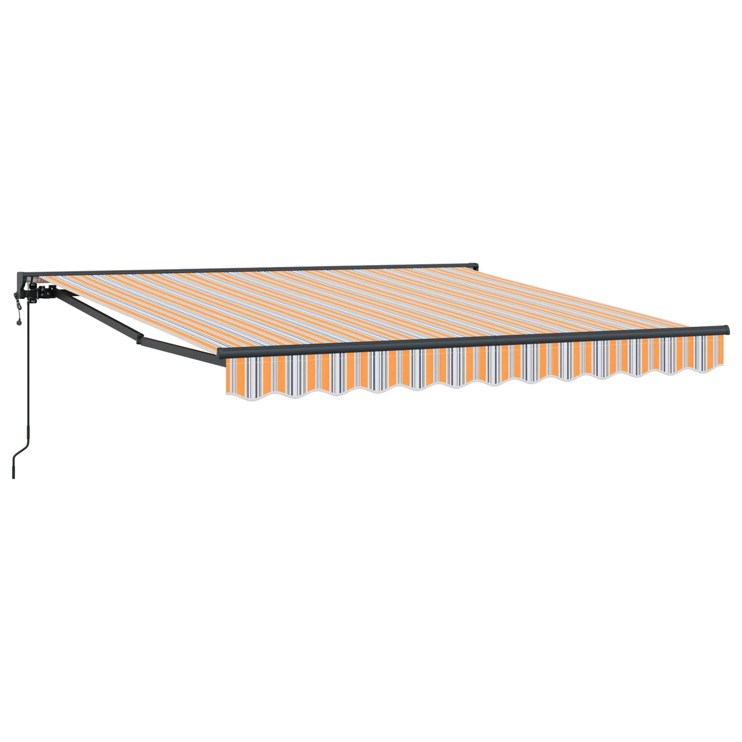 Markisenrahmen Blau und Orange 350 x 250 cm