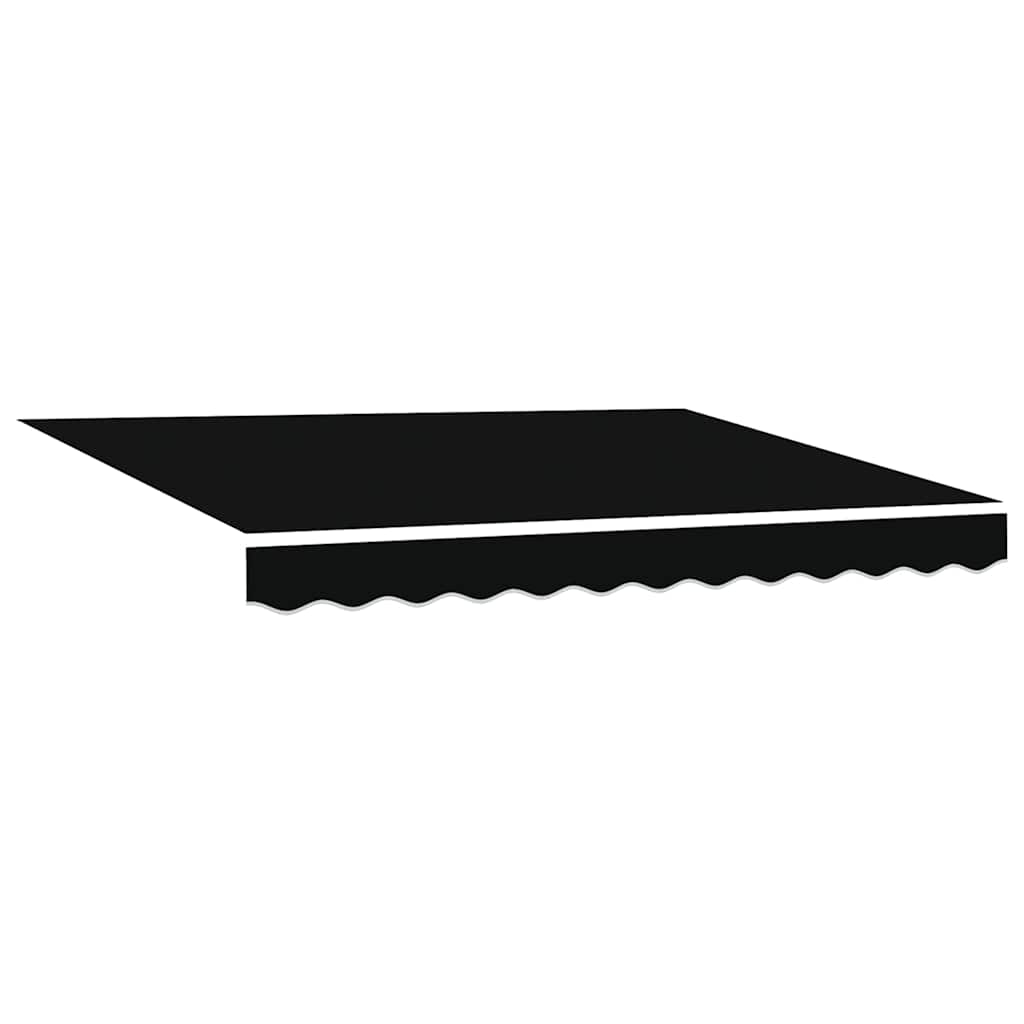 Elektrische ausziehbare Markise Schwarz 350 x 250 cm