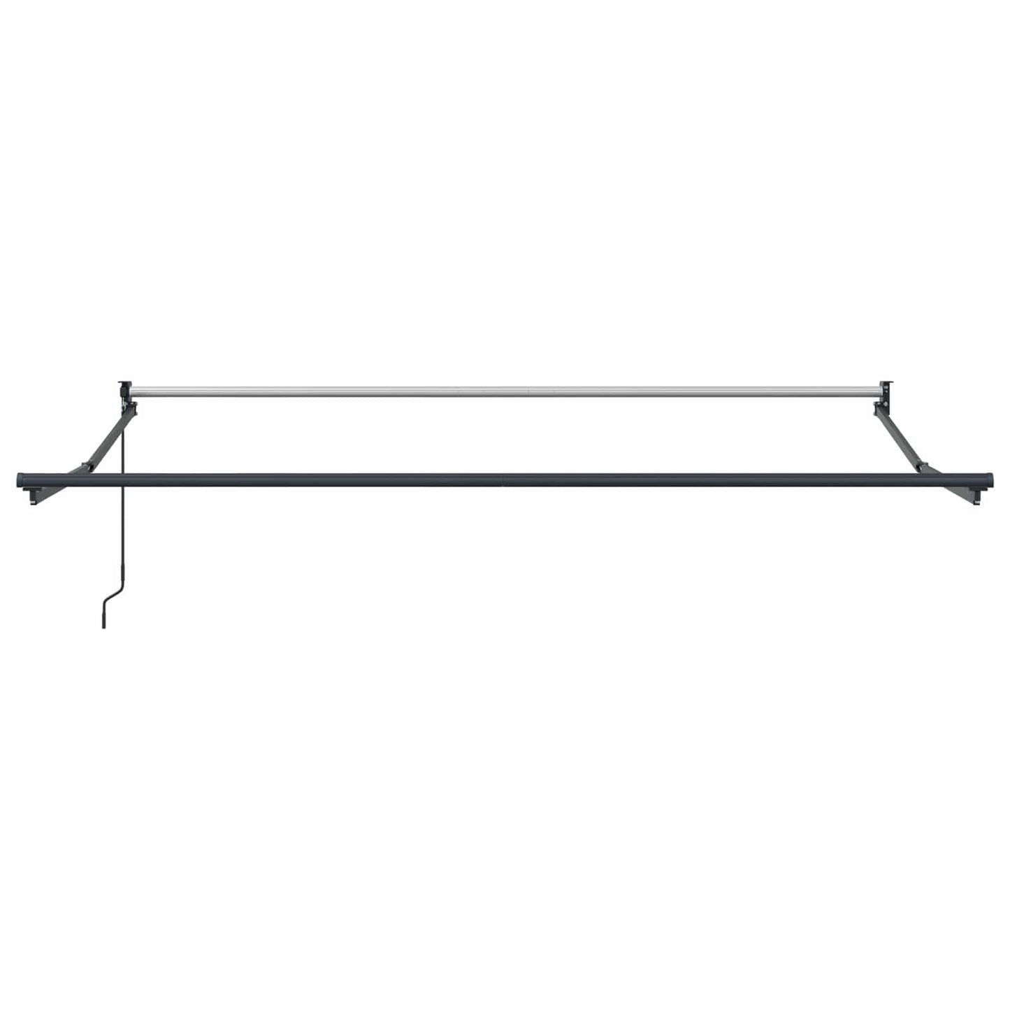 Einziehbare Markise Schwarz 350 x 250 cm