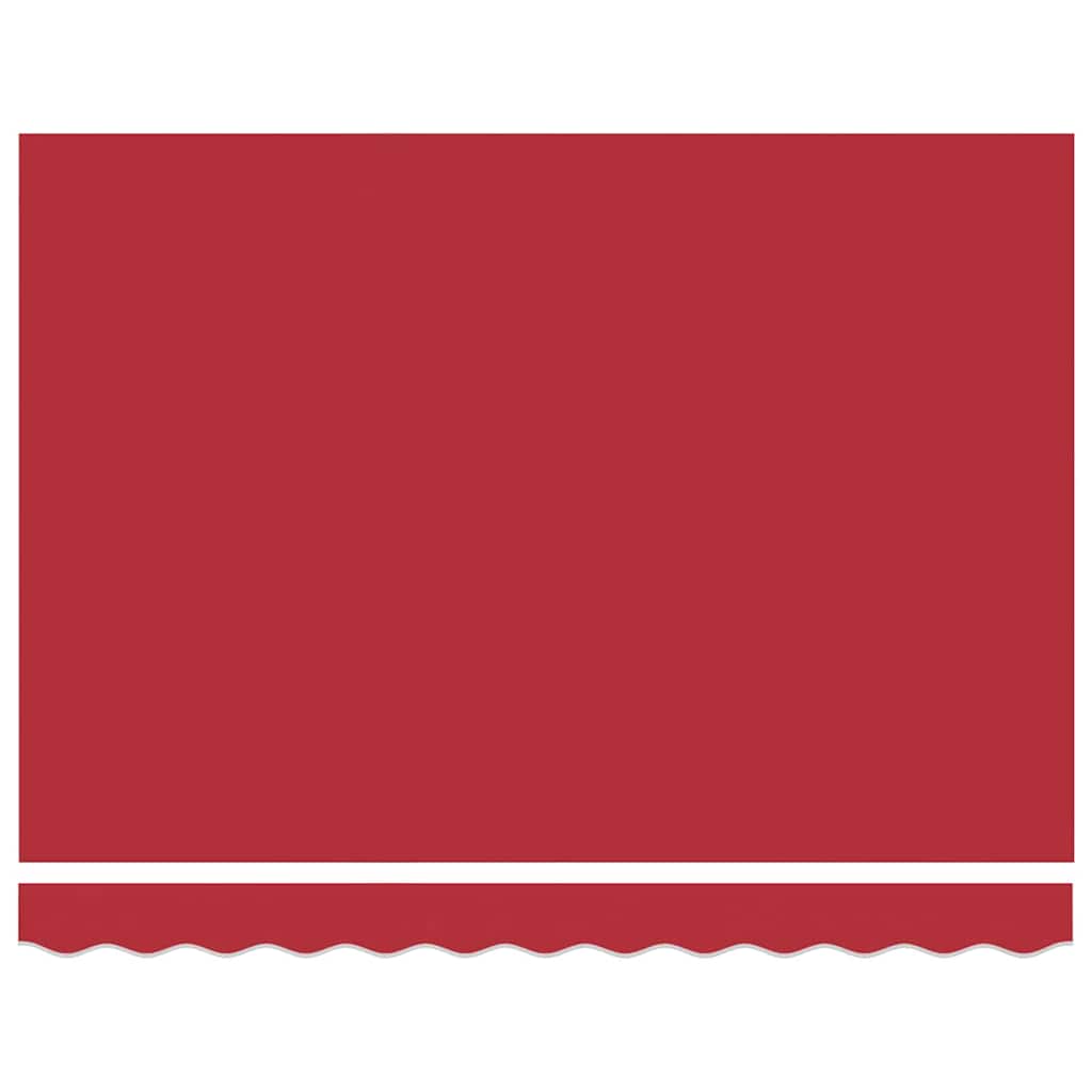 Markisenstoff mit Rot 350 x 250 cm Polyester