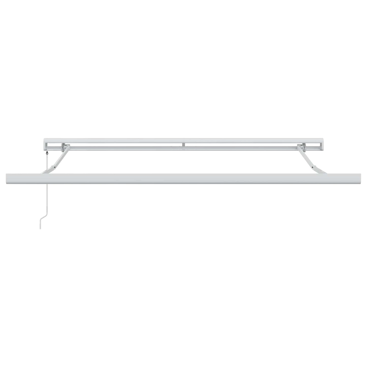 Einziehbare Markise Mehrfarbig 350 x 250 cm Stoff und Metall