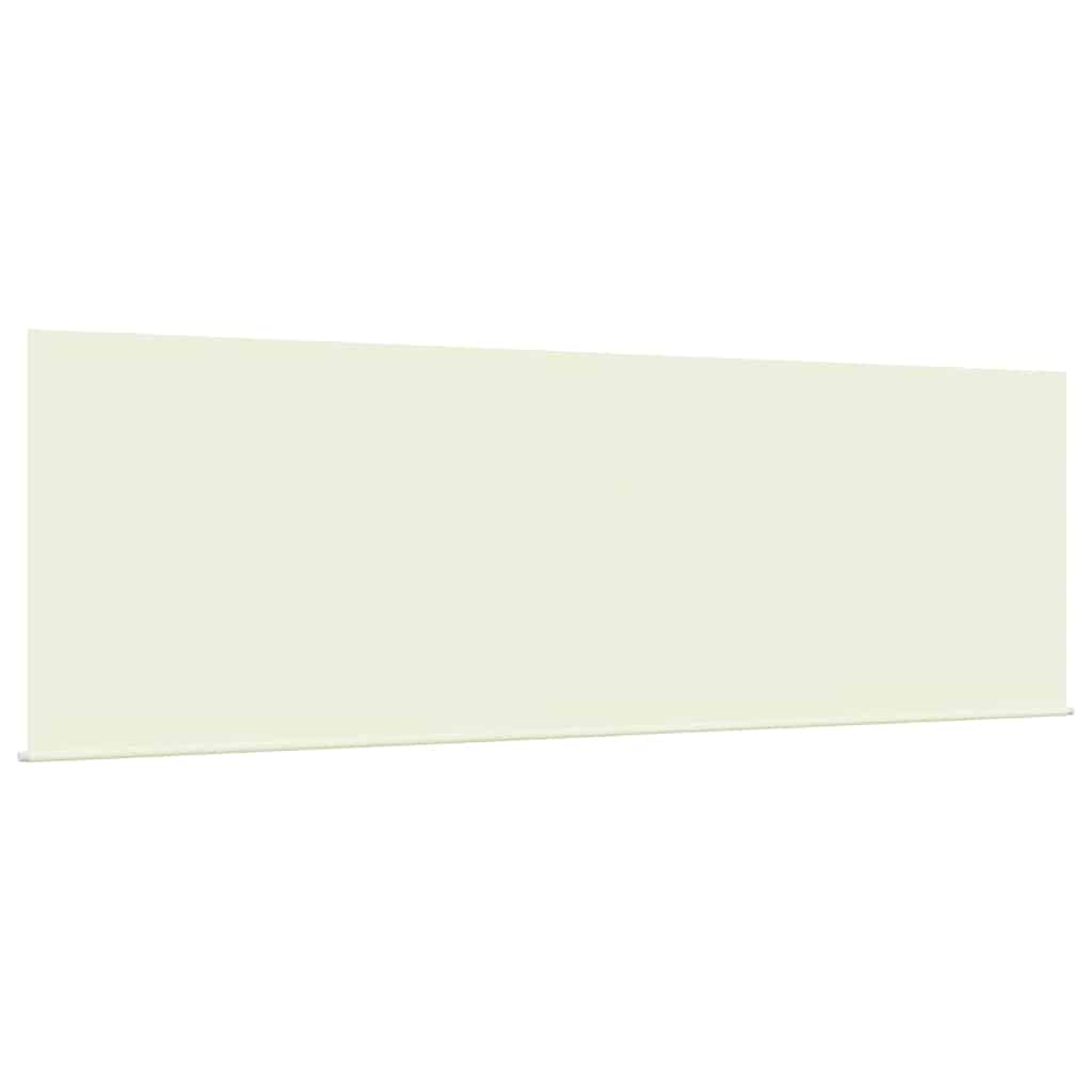 Einziehbare Markise Creme 400 x 300 cm Polyester und Aluminium