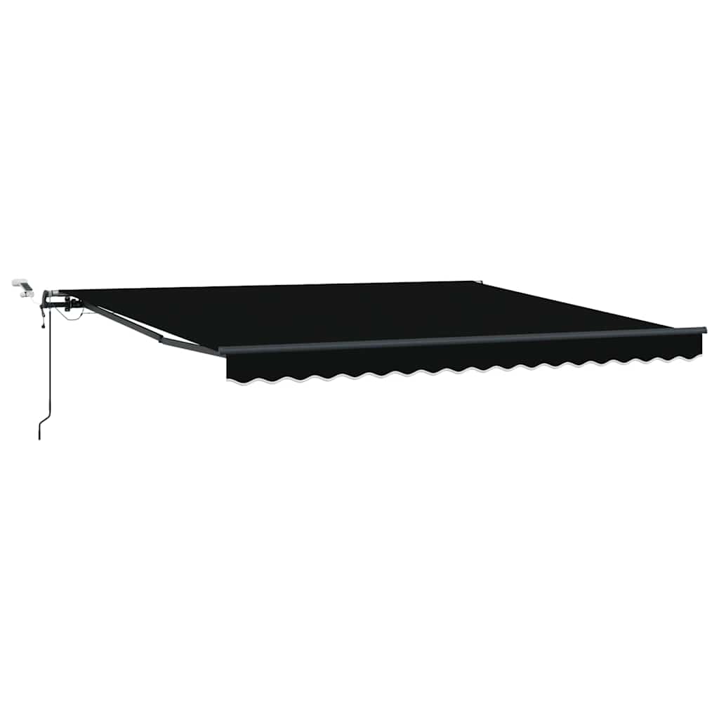 Markisenstoff mit Schwarz 400 x 300 cm Polyester